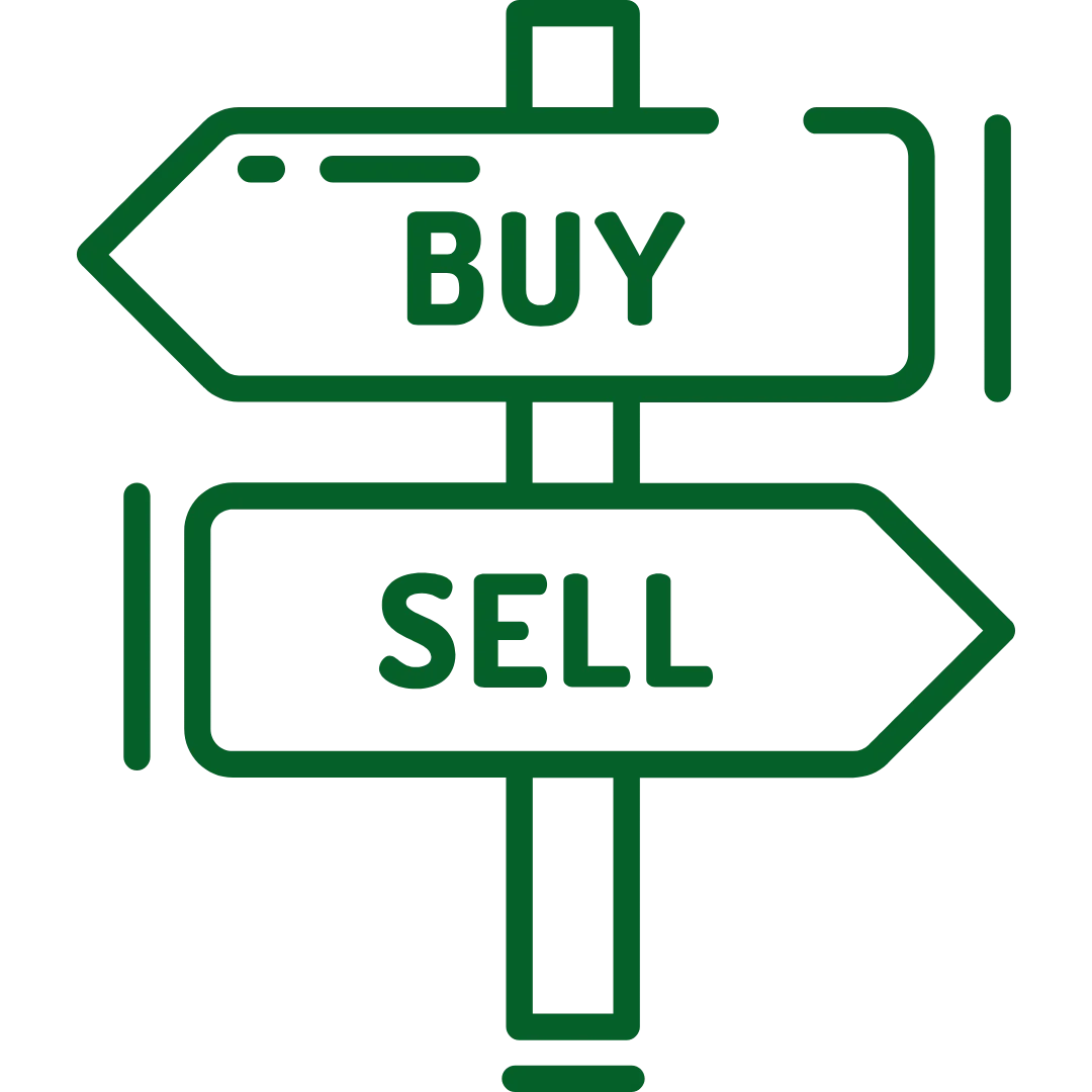 Land transactions icon.